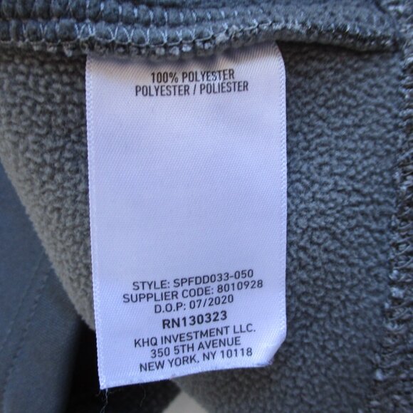 Spyder Sweater Mens Small Gray Boundless Half Zip Pullover Outdoors Fleece Hike - Picture 15 of 16